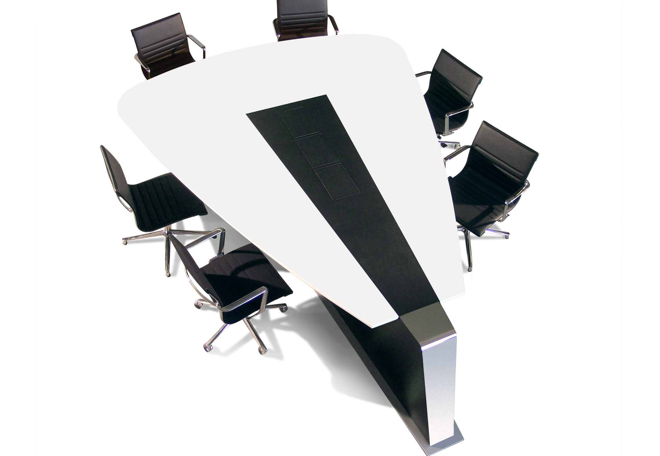 Triangle Marble Office Conference Meeting Room Table