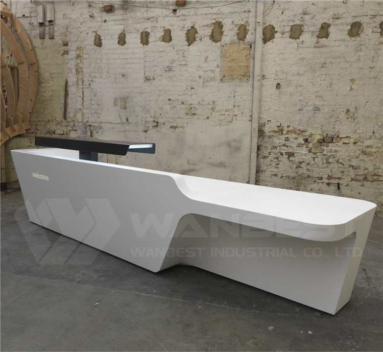 modern reception desk