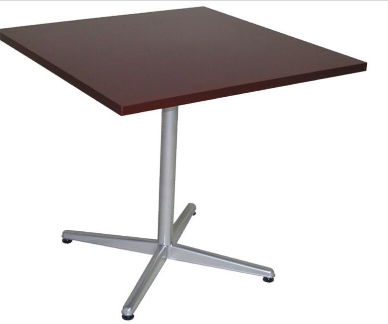 Square dining table for fast food restaurant