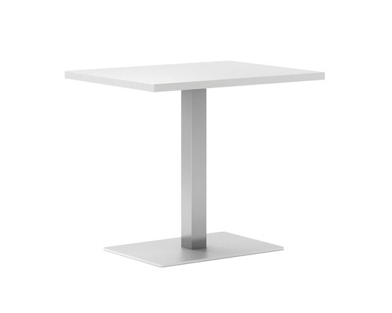 white small square dining table