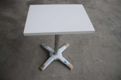 Square dining table for fast food restaurant