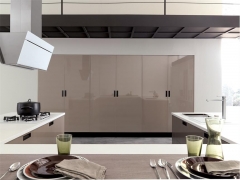 Open kitchen square shape kitchen counter for home using