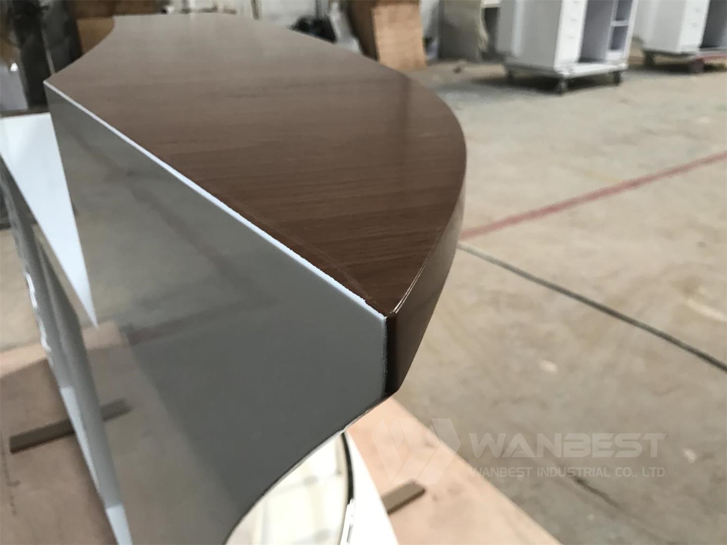 solid wood veneer bar counter