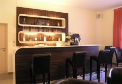 Wood Cabinet Bar Counter Furniture With Stools Affordable Price