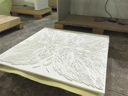 3/4'' thickness corian solid surface 3D grave