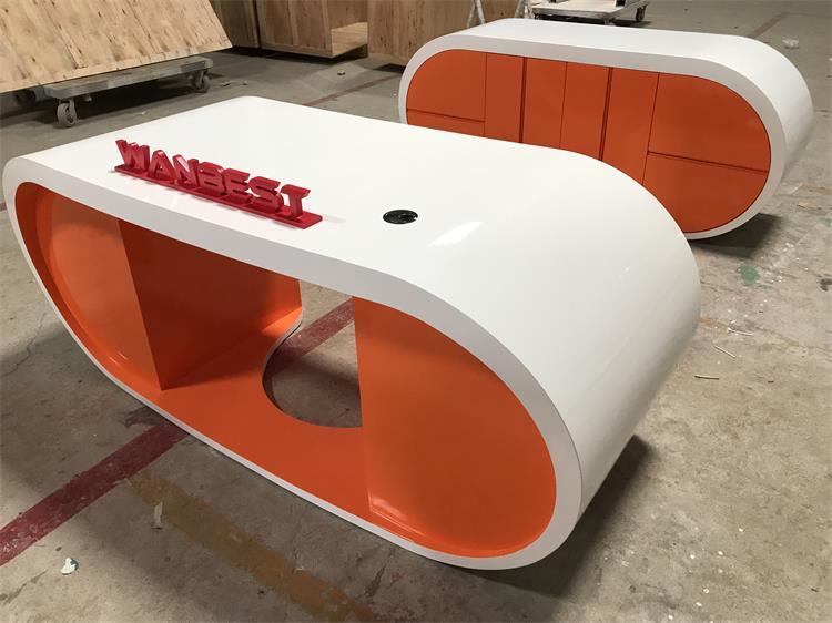 orange manager desk wanbest