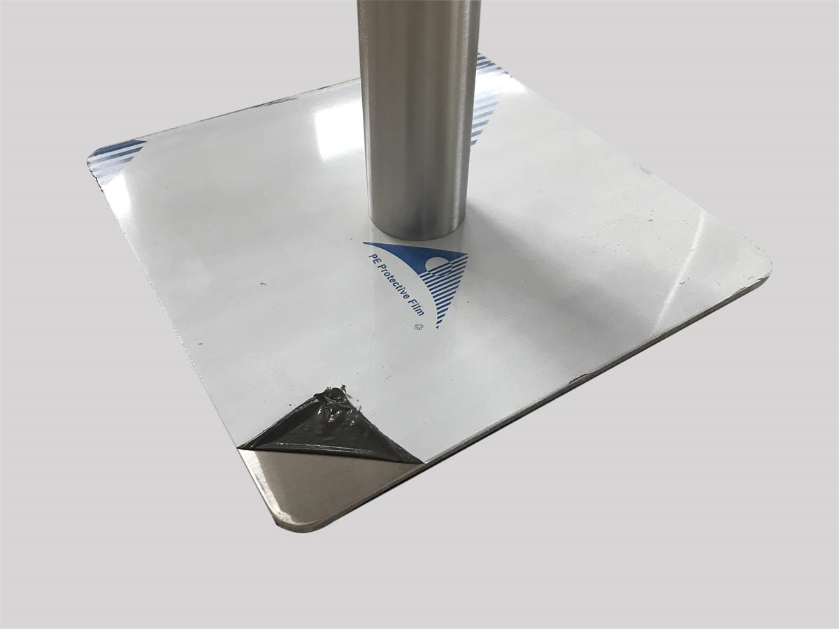 stainless steel table base