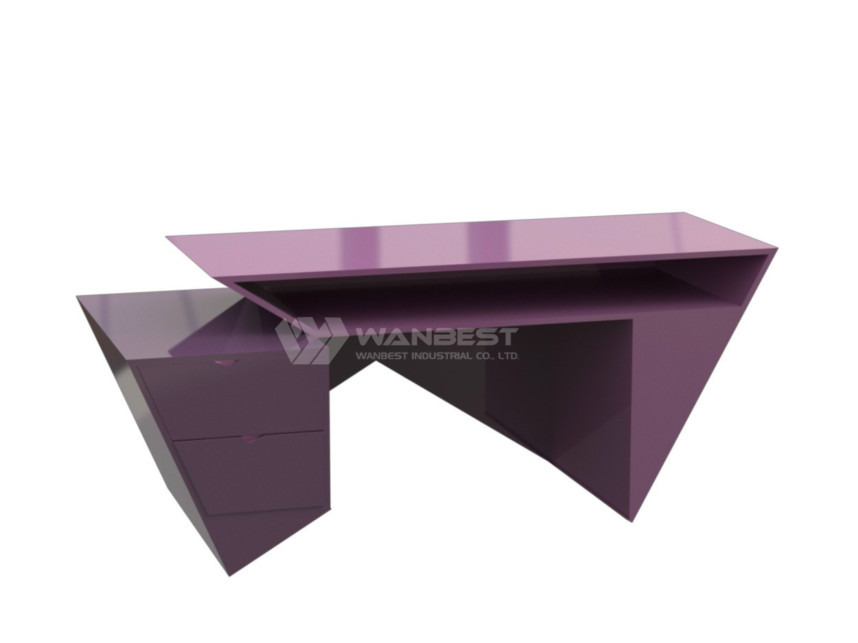Purple desk 