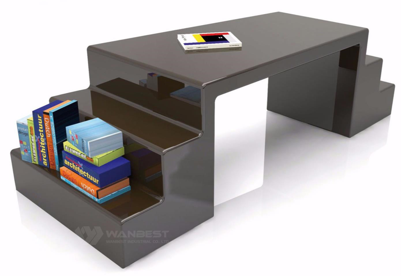 multifunction offidce desk -brown