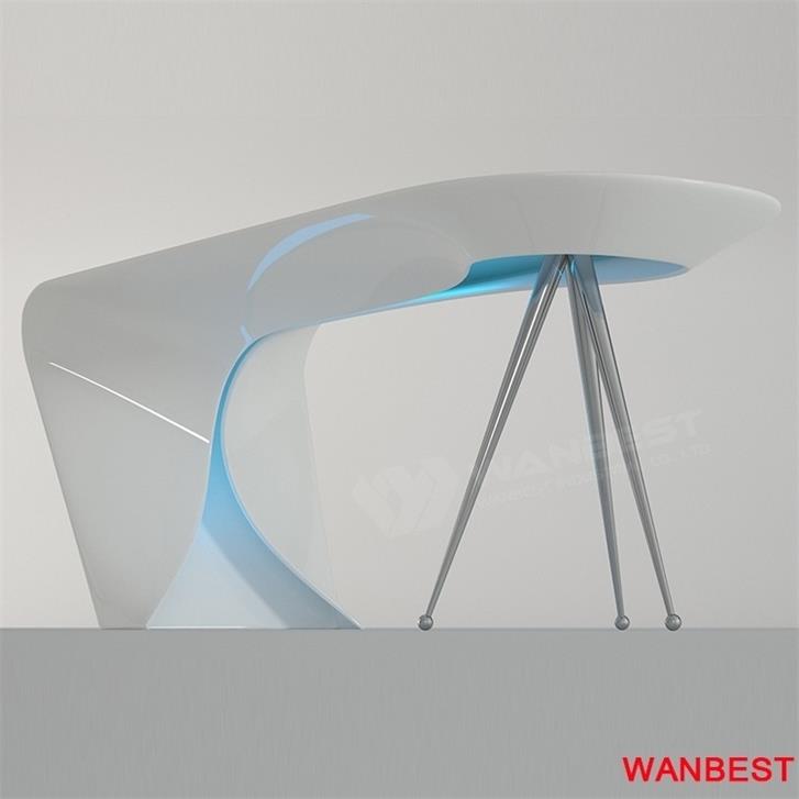 curved office furniture-details