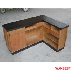 Customized Fashionable Office Hot selling L Shaped Reception Desk