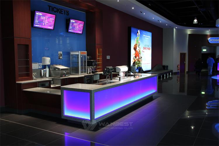 service counter RGB led lighting