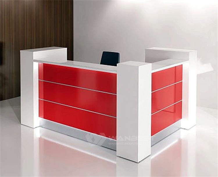L Shape Front Desk Office Furniture, Front Reception Desk Design