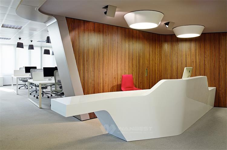 Reception desk -white