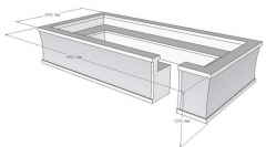 Unique Square Large Bar Counter Furniture Manufacturer