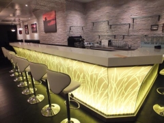 illuminate Led Lighting Luxury Wine cocktail Bar Counter