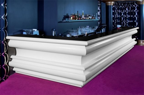 French style bar counter long straight design
