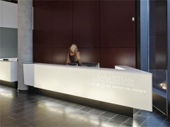 Large Illuminate White Led Lighting Information Counter