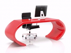 White office desk unique design for manager