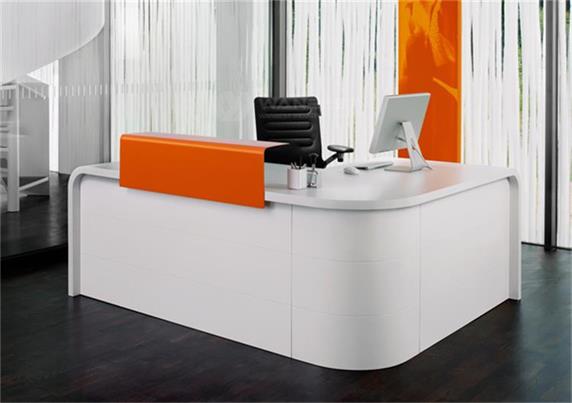 Corner Computer Desk Cheap Office Furniture White Color