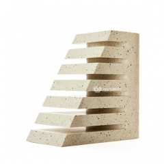 Pyramid-type luxury popular design solid surface flowerpot
