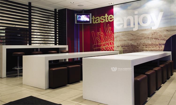 Fast Food Chain Restaurant Counter
