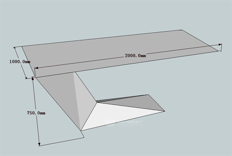 Coffee Table- 3D drawing