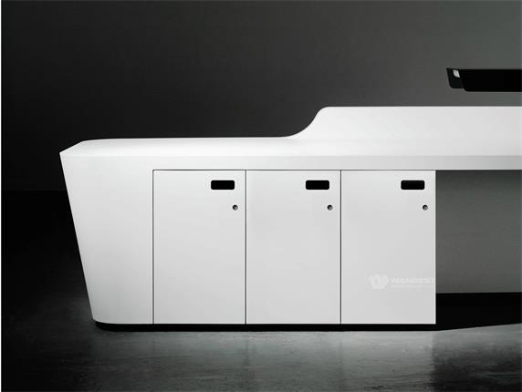 Modern Industial Office Furniture Design White Reception Desk