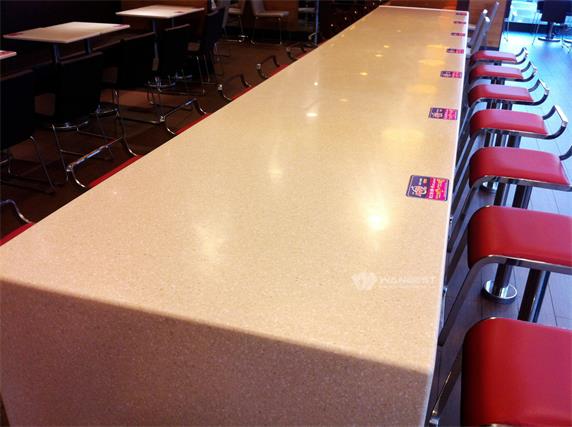 Fast Food Chain Restaurant Counter Solid Surface Material