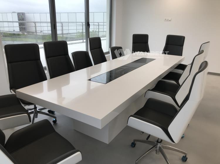 White meeting room furniture