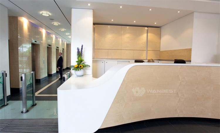 Corian reception desk 