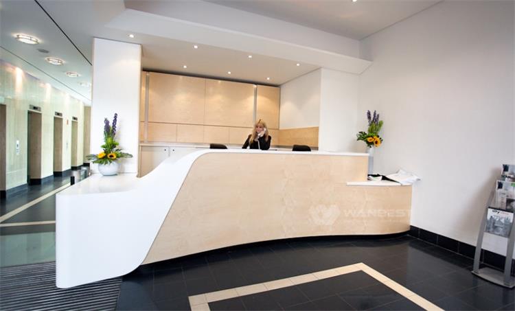 Solid surface Reception desk 