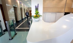 Executive office competitive price corner used reception desk