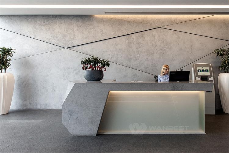 corian reception counter