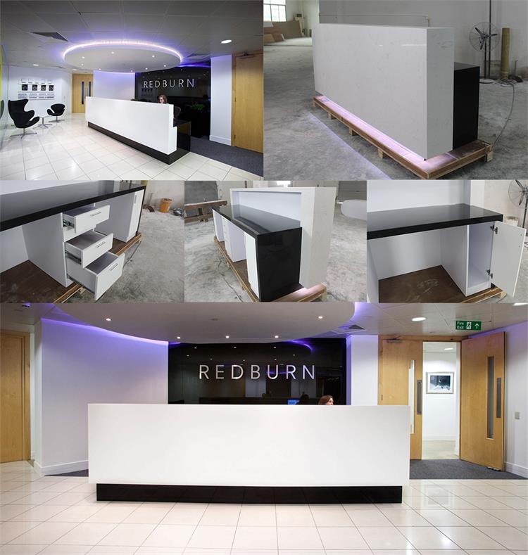 artificial stone reception desk 