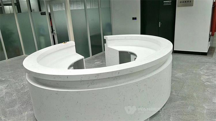 Artificial stone front counter 
