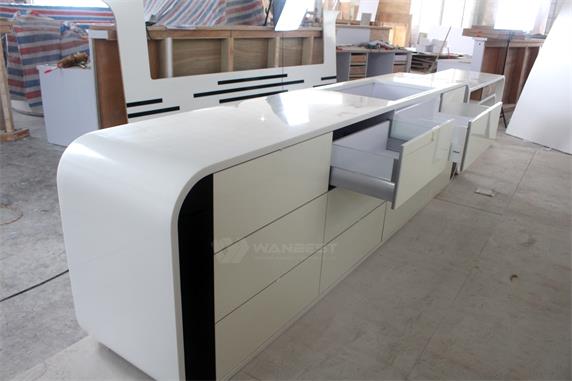 Professional solid surface imported materials Kitchen counter
