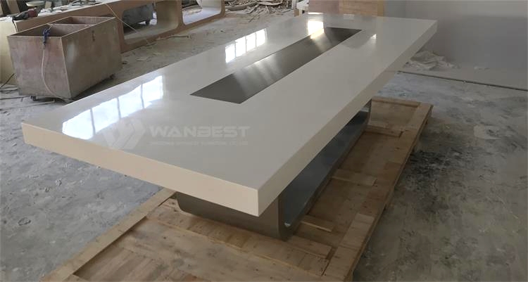 Artificial stone conference table 