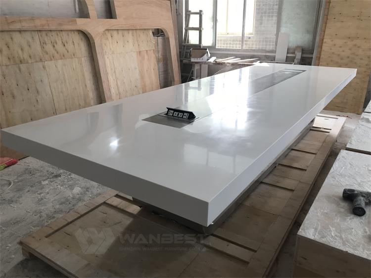 Solid surface conference table 