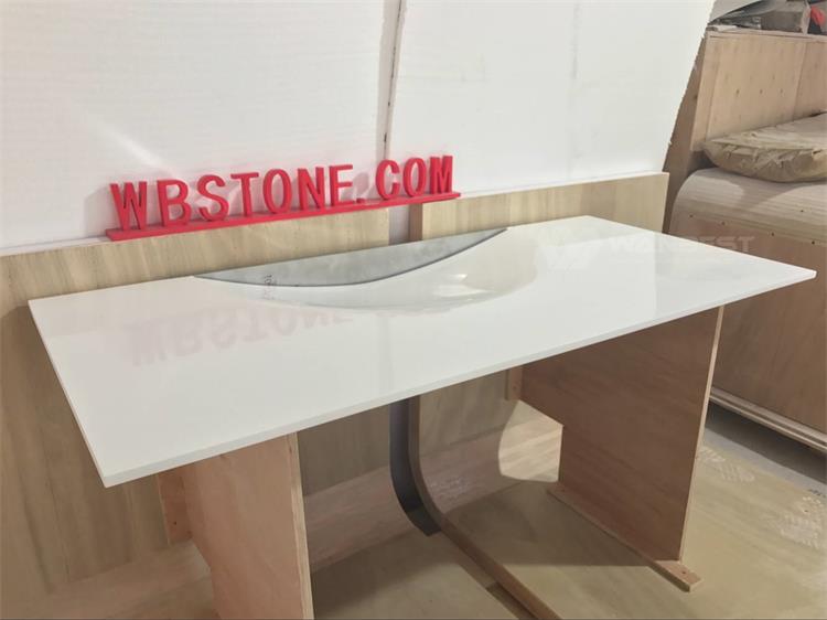 White Durable Tailored Size washing sink