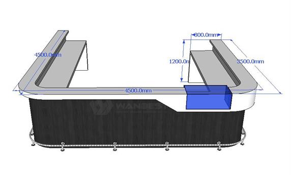 Solid Surface Marble High Quality Bar Counter Factory