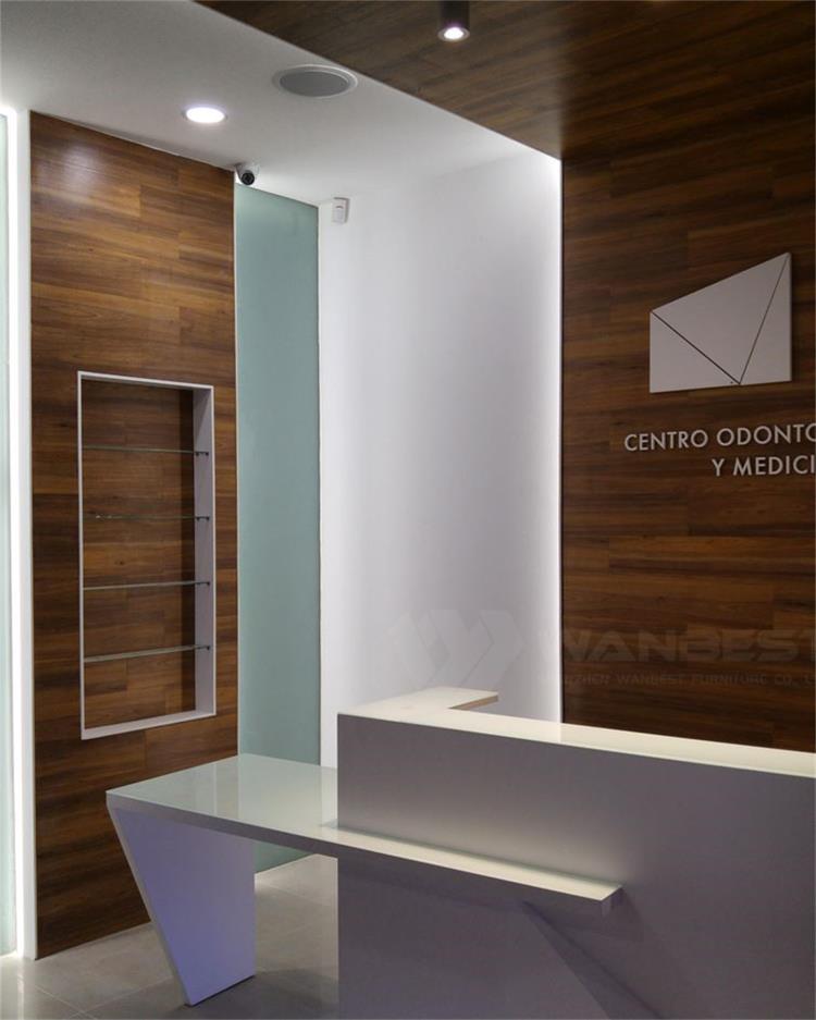 The part of reception desk 