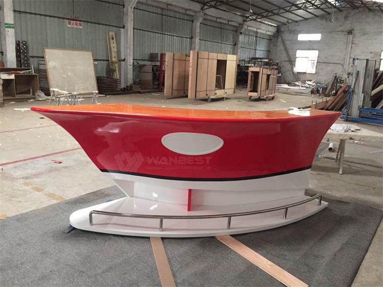 Supplier Modern Special Boat Design Bar Counter Furniture