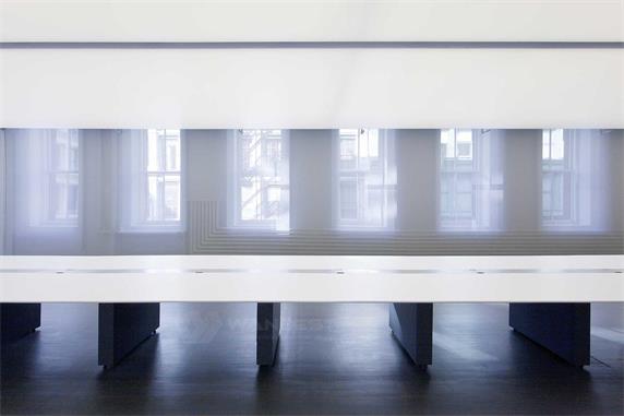 Super long straight solid surface luxury conference table