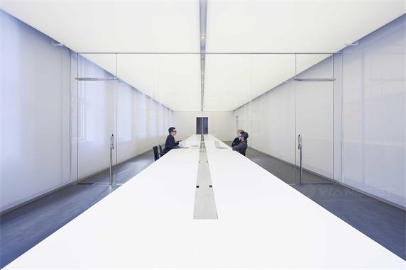 Super long straight solid surface luxury conference table