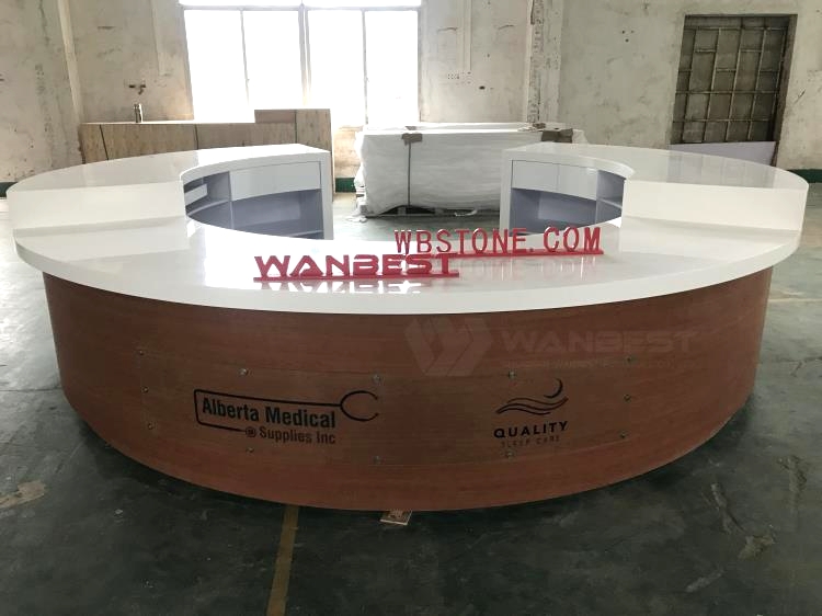 Round reception desk 