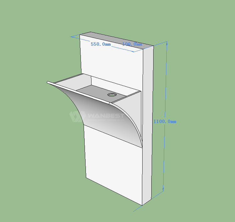 3D drawing sink 