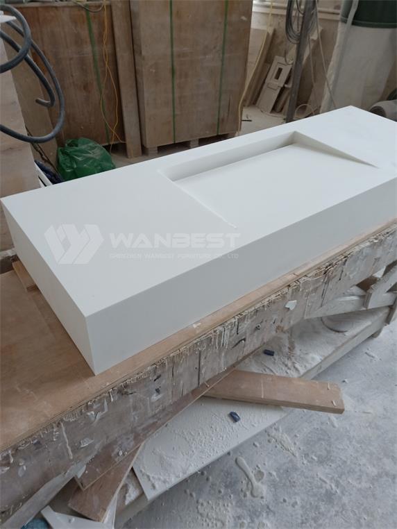 China Factory Artificial Stone Bathroom Washing Sink