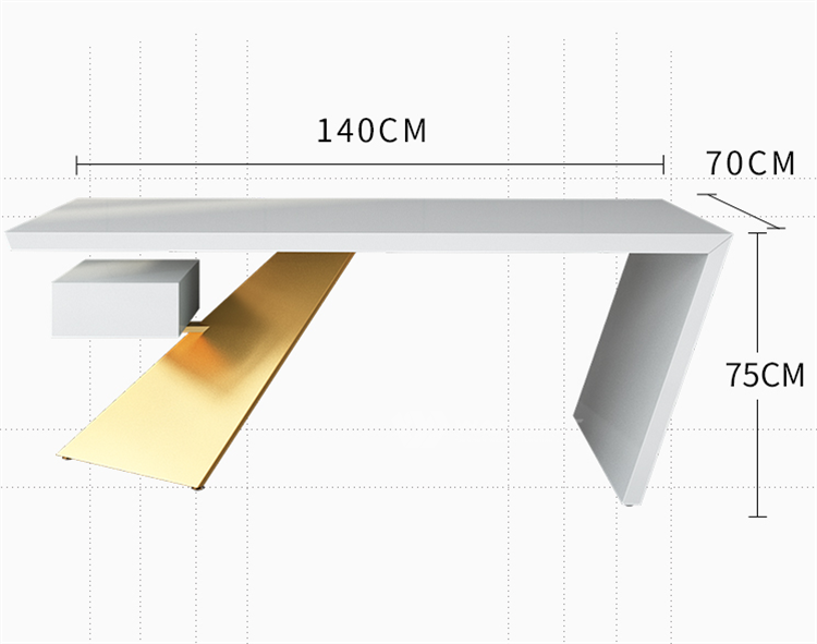 WANBEST Supply High Quality Manager Custom Luxury Modern Rectangle Marble Stone Office Desk 