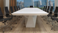 China Factory Modern Beauty Meeting Table 14 person Conference Table Commercial Design